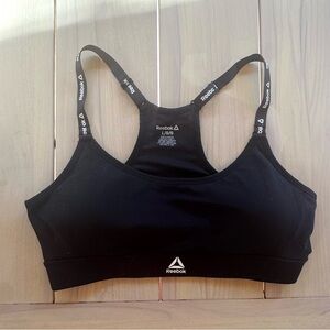 Reebok Black Racerback Sports Bra